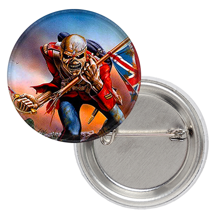 Значок Iron Maiden "The Trooper" Значок Iron Maiden "The Trooper"