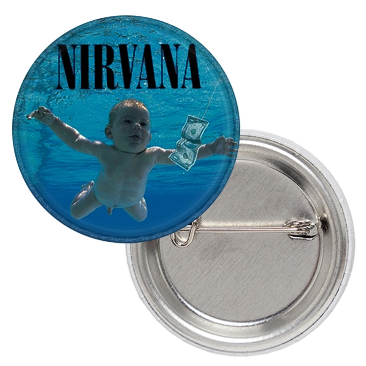 Значок Nirvana "Nevermind" Значок Nirvana "Nevermind"