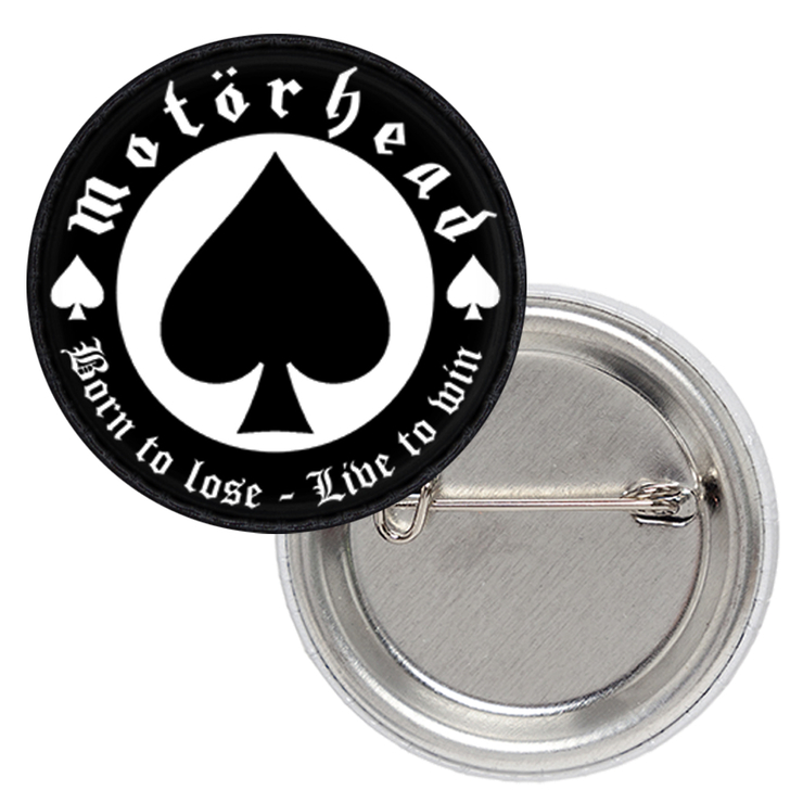 Значок Motorhead "Born to lose, Live to win" Значок Motorhead "Born to lose, Live to win"