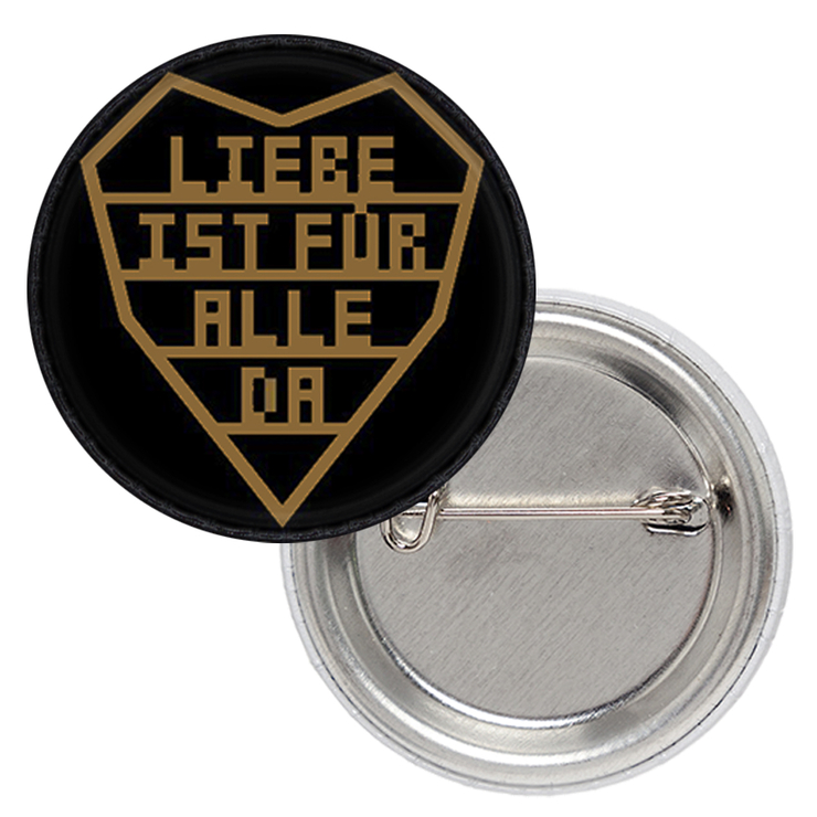 Значок Rammstein "LIFAD" (серце)