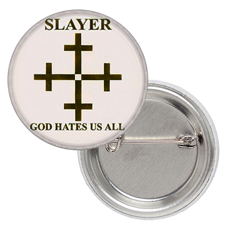Значок Slayer "God Hates Us All"