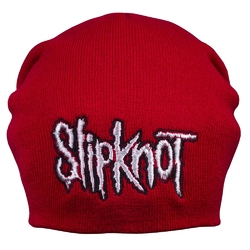 Шапка с вышивкой Slipknot (logo) красная
