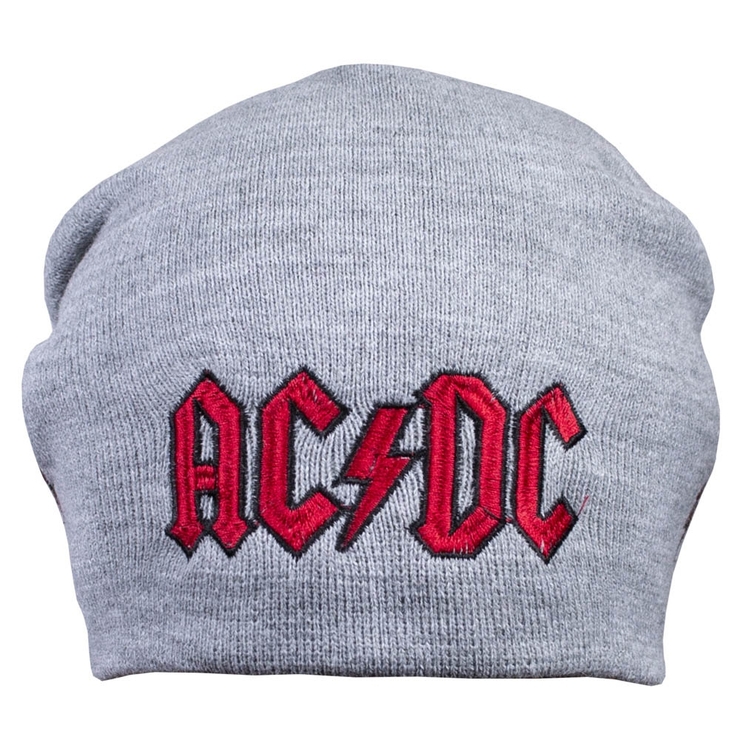 Шапка з вишивкою AC/DC (logo), сіра Шапка з вишивкою AC/DC (logo), сіра