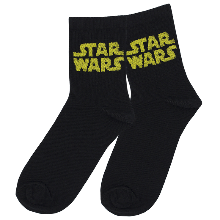 Шкарпетки Star Wars (logo), чорні р.36-44 (tr) Шкарпетки Star Wars (logo), чорні р.36-44 (tr)