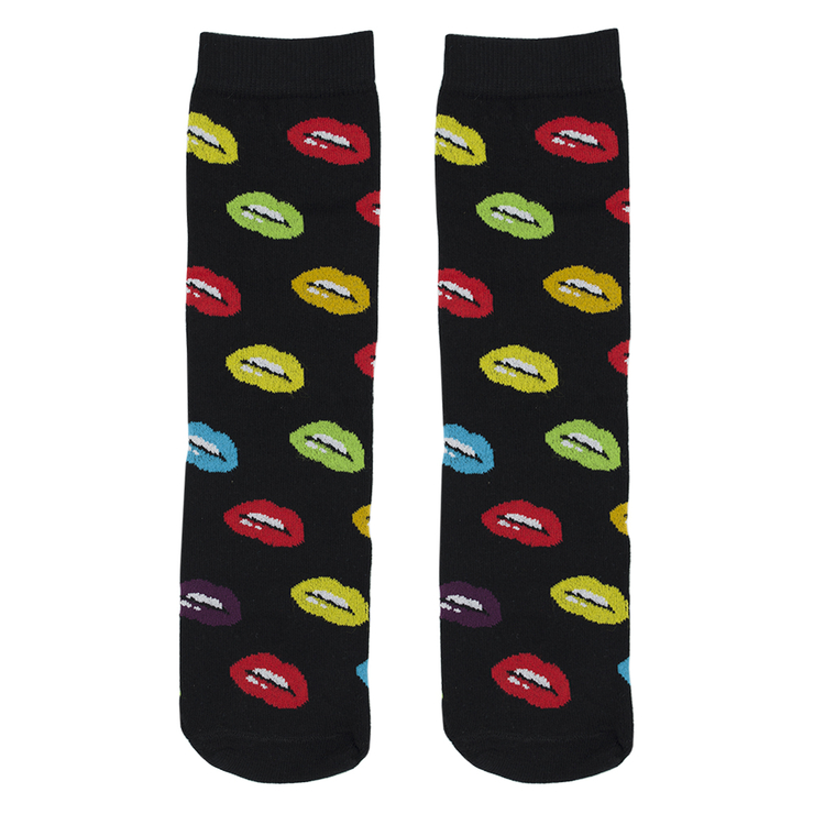 Шкарпетки Різнокольорові губи р.36-44 (tr)