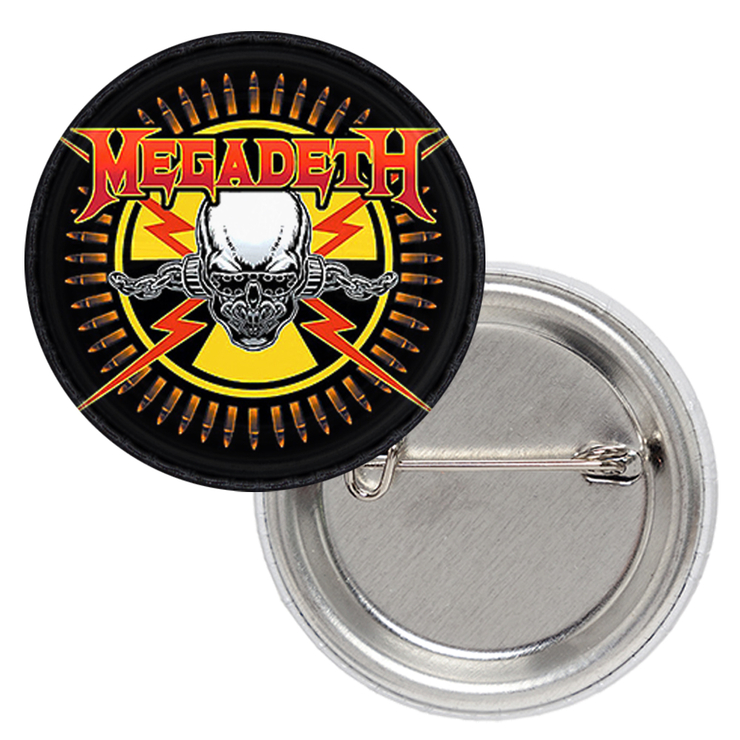 Значок Megadeth (Vic and Lightning) Значок Megadeth (Vic and Lightning)