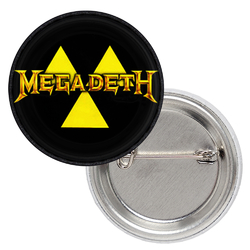 Значок Megadeth (Radioactive logo)