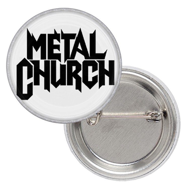Значок Metal Church (black logo) Значок Metal Church (black logo)