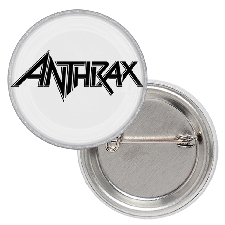 Значок Anthrax (black logo) Значок Anthrax (black logo)