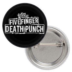 Значок Five Finger Death Punch (black background)