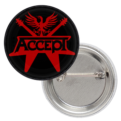 Значок Accept (guitars and eagle logo)