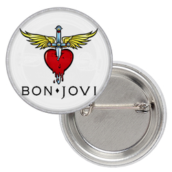 Значок Bon Jovi (heart)