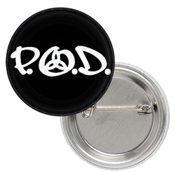 Значок P.O.D. (logo)