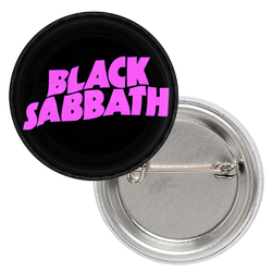 Значок Black Sabbath (purple logo)