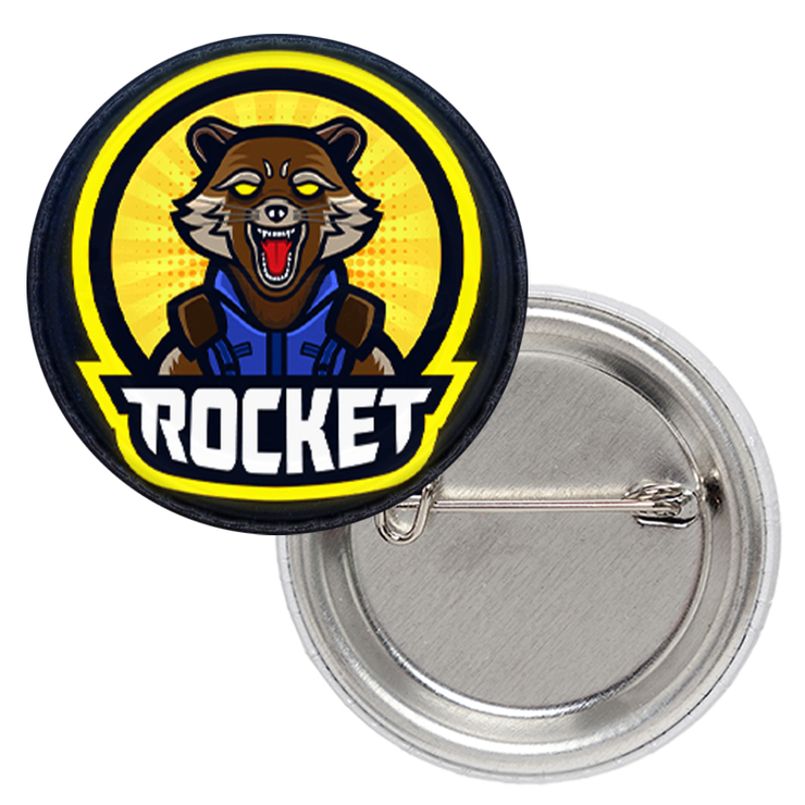 Значок Guardians of the Galaxy (Rocket Raccoon) Значок Guardians of the Galaxy (Rocket Raccoon)