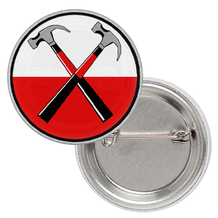 Значок Pink Floyd "The Wall" (hammers)