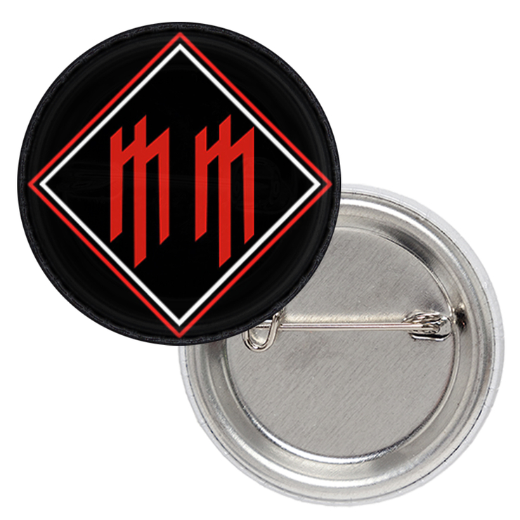 Значок Marylin Manson (MM logo, red) Значок Marylin Manson (MM logo, red)