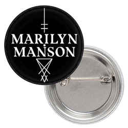 Значок Marylin Manson (new logo)