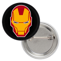 Значок Iron Man mask logo (Marvel)