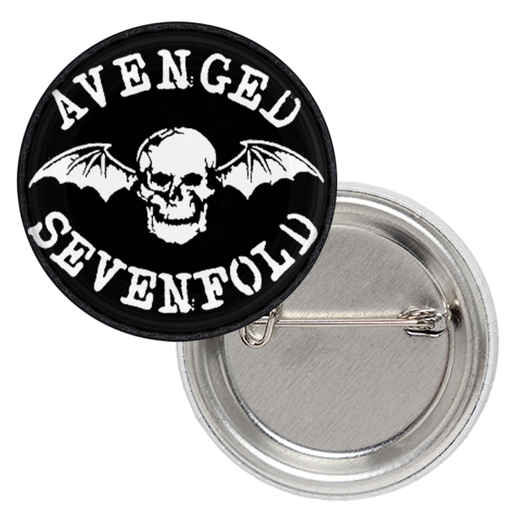 Значок Avenged Sevenfold (skull logo) Значок Avenged Sevenfold (skull logo)