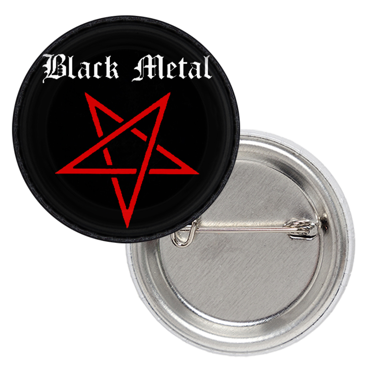 Значок Black metal (red pentagram) Значок Black metal (red pentagram)