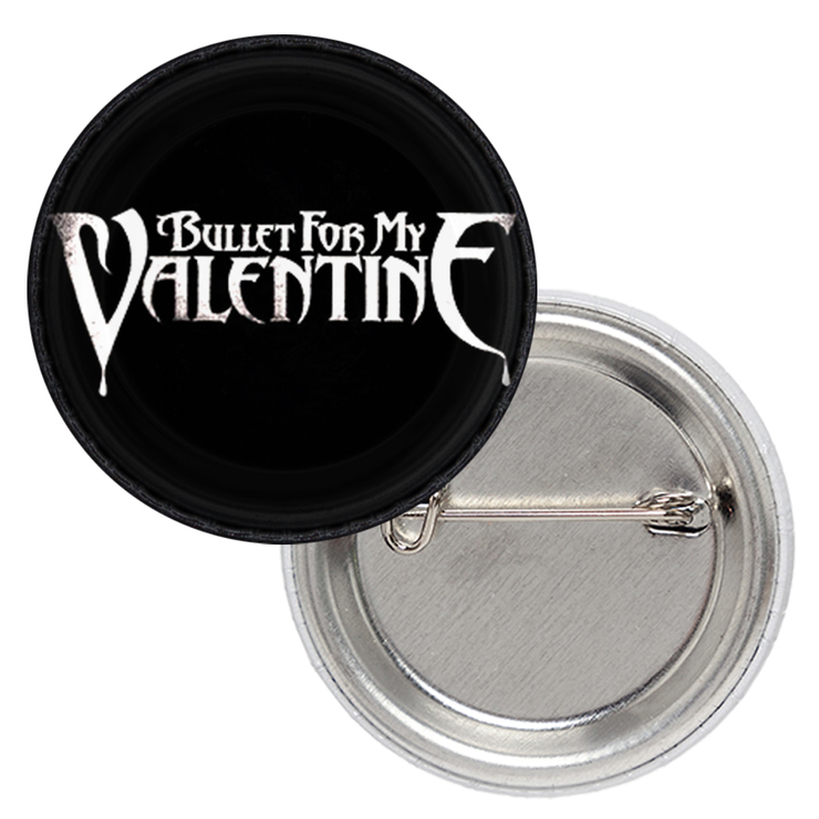 Значок Bullet For My Valentine (white logo) Значок Bullet For My Valentine (white logo)