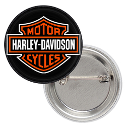 Значок Harley-Davidson Motorcycles (color logo)