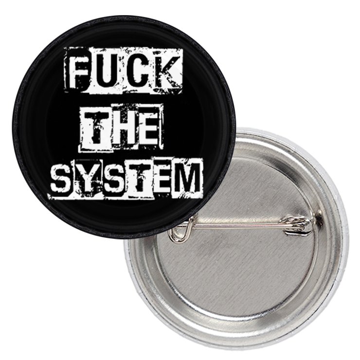 Значок Fuck The System (anonymous) Значок Fuck The System (anonymous)