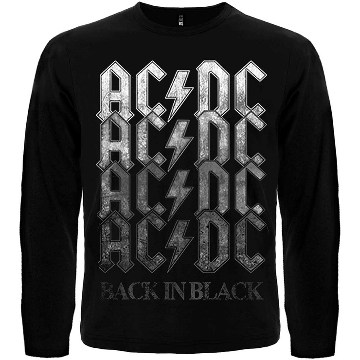 Футболка з довгим рукавом AC/DC "Back in Black" (black) Футболка з довгим рукавом AC/DC "Back in Black" (black)