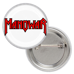 Значок Manowar (red logo)