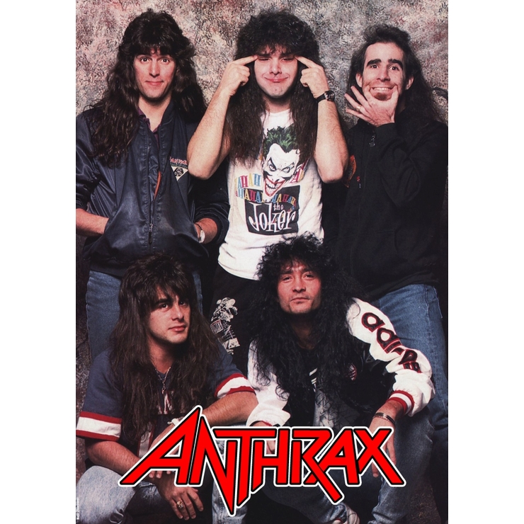 Плакат Anthrax (early years) Плакат Anthrax (early years)