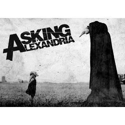 Плакат Asking Alexandria "The Black"
