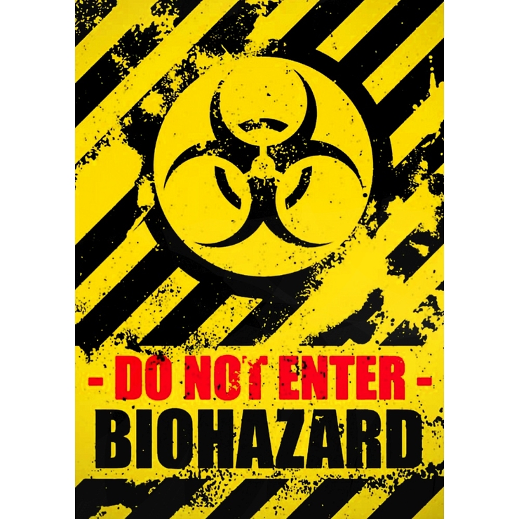 Плакат Biohazard - Do Not Enter Плакат Biohazard - Do Not Enter