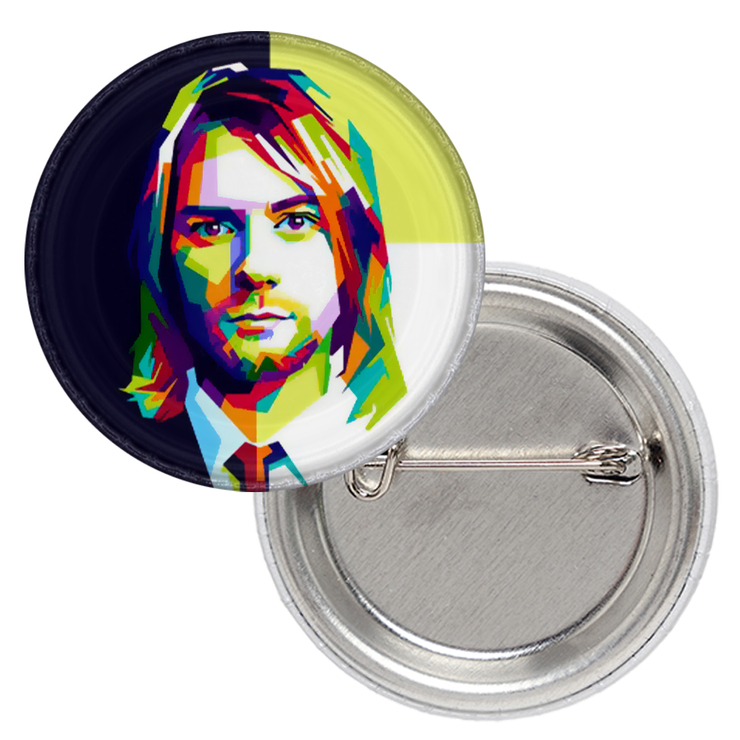 Значок Kurt Cobain (color) Значок Kurt Cobain (color)