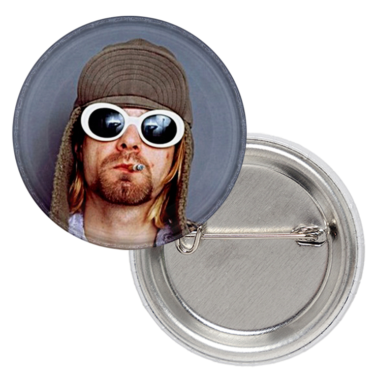 Значок Kurt Cobain (glasses) Значок Kurt Cobain (glasses)