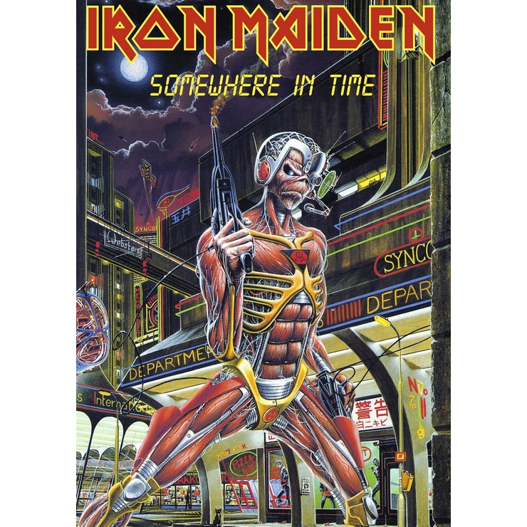 Плакат Iron Maiden "Somewhere In Time" Плакат Iron Maiden "Somewhere In Time"
