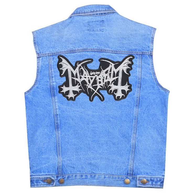 Нашивка наспинная Mayhem (лого) Нашивка наспинная Mayhem (лого)