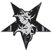 Нашивка наспинная Sepultura (logo on pentagram) Нашивка наспинная Sepultura (logo on pentagram)
