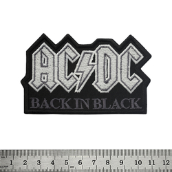 Нашивка AC/DC "Back In Black" Нашивка AC/DC "Back In Black"