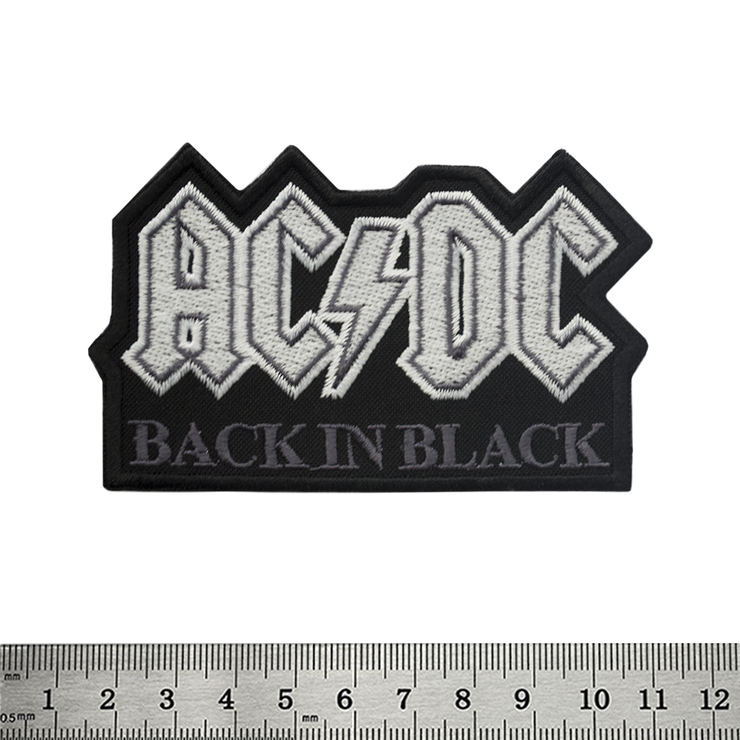 Нашивка AC/DC "Back In Black" Нашивка AC/DC "Back In Black"