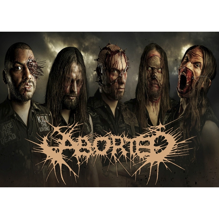 Плакат Aborted (band, masks) Плакат Aborted (band, masks)