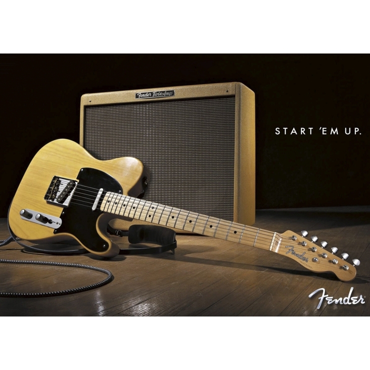 Плакат Fender - Start ’Em Up