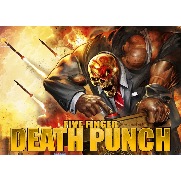 Плакат Five Finger Death Punch "And Justice For None" Плакат Five Finger Death Punch "And Justice For None"