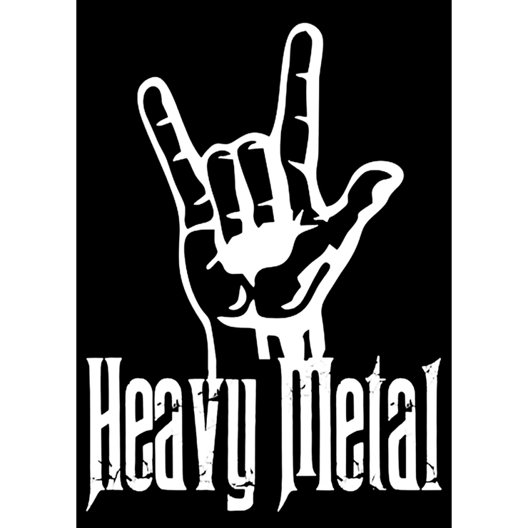 Плакат Heavy Metal (Sign Of The Horns)