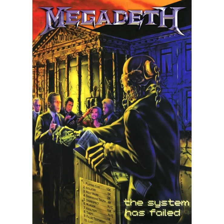 Плакат Megadeth "The System Has Failed" Плакат Megadeth "The System Has Failed"