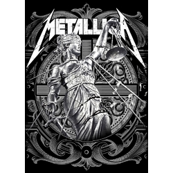 Плакат Metallica (Justice Black&White)