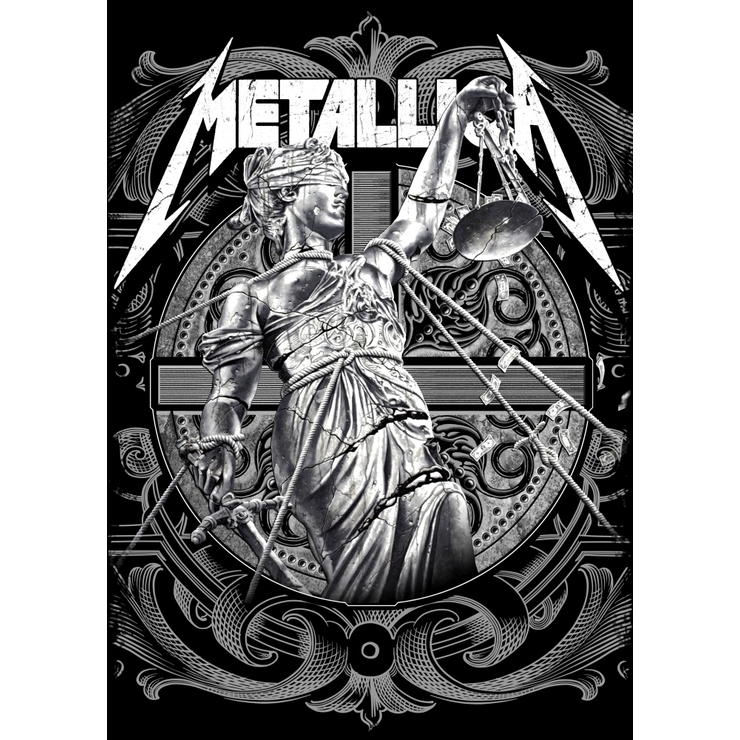 Плакат Metallica (Justice Black&White) Плакат Metallica (Justice Black&White)