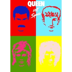 Плакат Queen "Hot Space"
