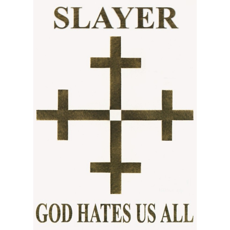 Плакат Slayer "God Hates Us All" Плакат Slayer "God Hates Us All"