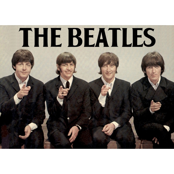 Плакат The Beatles (band colored) Плакат The Beatles (band colored)